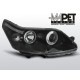 Lampy przód CITROEN C4 - BLACK Angel Eyes LPCI10