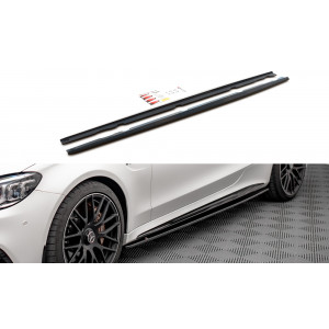 Dokładki Progów (V.2) - Mercedes C63 AMG Coupe C205 FL