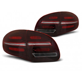 Lampy tył PORSCHE CAYENNE 10-15 WHITE RED SMOKED LED SEQ diodowe LDPO33