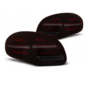 PORSCHE CAYENNE 10-15 BLACK RED SMOKE LED SEQ LDPO34