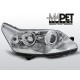 Lampy przód CITROEN C4 - CHROM Angel Eyes LPCI09