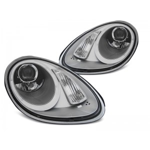 PORSCHE Boxster / Cayman 987 05-08 CHROM LED XENON - ksenonowe LPPO07