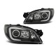 Lampy przód Subaru Impreza GD 06-07 Hawkeye Xenon BLACK LED diodowe LPSU08