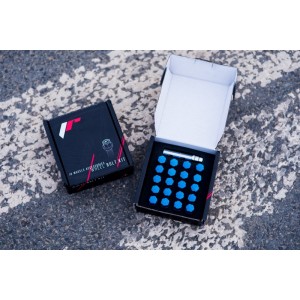 ŚRUBY JAPAN RACING do felg z wąskimi otworami M14x1,5 - BLUE / NIEBIESKIE