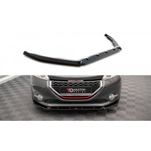 Przedni Splitter / dokładka ABS (v.2) - Peugeot 208 GTi Mk1 2013 - 2015  
