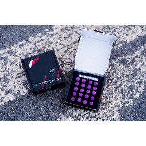 ŚRUBY JAPAN RACING do felg z wąskimi otworami M12x1,25 - PURPLE / FIOLETOWE