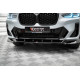 Przedni Splitter / dokładka ABS (V.2) - BMW X4 M-Pack G02 Facelift 2021- 