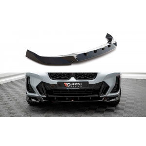 Przedni Splitter / dokładka ABS (V.2) - BMW X4 M-Pack G02 Facelift 2021- 