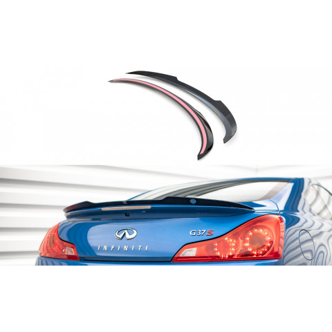 Spoiler Nakładka Tylnej Klapy ABS - Infiniti G37 Coupe 2009 - 2013    