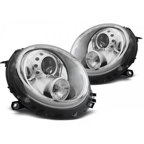 Lampy przód Mini Cooper 06-14 CHROM - LPMC10