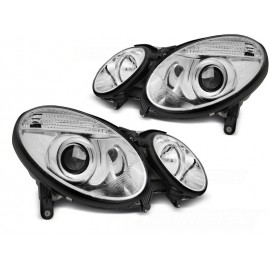 Lampy przód Mercedes E-klasa W211 06-09 CHROM LPMEB6