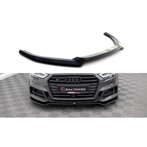 Przedni Splitter / dokładka (v.2) - Audi A3 8V S-line Facelift Sportback