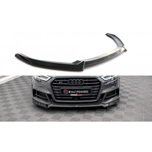 Przedni Splitter / dokładka (v.3) - Audi S3 8V Facelift Sportback
