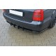 Splittery Boczne Tylnego Zderzaka ABS - Audi S4 B5 Avant 1997 - 2001