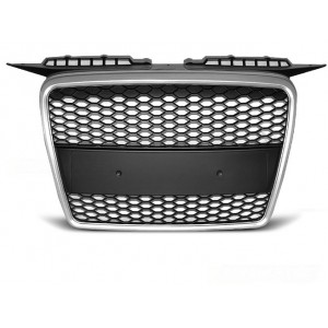 GRILL AUDI A3 8P RS look 05-08 Silver Srebrny Mat GRAU26