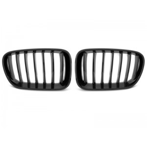 GRILL Nerki BMW X3 F25 10-14 Czarny Połysk GRBM67