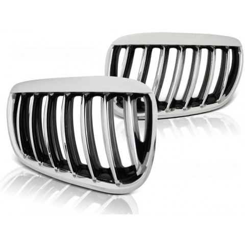 GRILL Nerki BMW X5 E53 03-06 Chrom GRBM71