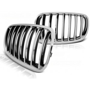 GRILL Nerki BMW X5 F70 / X6 F71 07- Chrom GRBM32