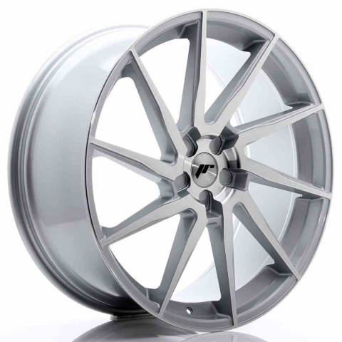 JR Wheels JR36 23x10 ET30-55 5H BLANK Silver Brushed Face