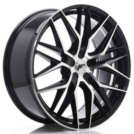 JR Wheels JR28 21x9 ET15-45 5H BLANK Gloss Black Machined Face