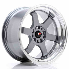 JR Wheels JR12 18x10 ET20 5x114/120 Gun Metal w/Machined Lip