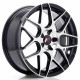 JR Wheels JR18 18x7,5 ET35-42 BLANK 5H Gloss Black Machined Face