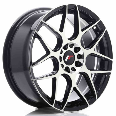 JR Wheels JR18 18x7,5 ET40 5x112/114 Gloss Black Machined Face