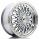 JR Wheels JR9 18x8 ET35-40 BLANK Silver w/Machined Lip