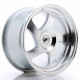 JR Wheels JR15 17x9 ET25 BLANK Silver Machined Face