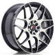 JR Wheels JR18 17x7 ET40 4x100/114 Gloss Black Machined Face