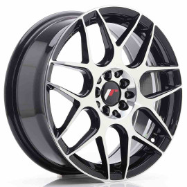 JR Wheels JR18 17x7 ET40 5x100/114 Gloss Black Machined Face