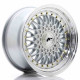 JR Wheels JR9 16x8 ET25 BLANK Silver w/Machined Lip