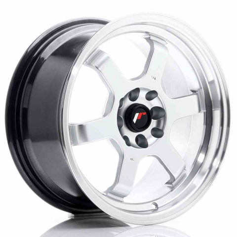 JR Wheels JR12 16x8 ET15 4x100/114 Hyper Silver w/Machined Lip