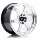 JR Wheels JR12 16x8 ET22 4x100/108 Hyper Silver w/Machined Lip