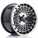 JR Wheels JR14 16x9 ET10 4x100 Gloss Black w/Machined Face