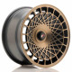 JR Wheels JR14 15x8 ET20-25 BLANK Matt Black w/Bronze Finish