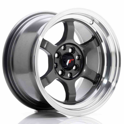 JR Wheels JR12 15x8,5 ET13 4x100/114 Gun Metal w/Machined Lip