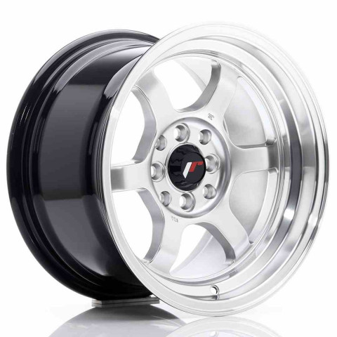 JR Wheels JR12 15x8,5 ET13 4x100/114 Hyper Silver w/Machined Lip