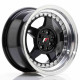 JR Wheels JR6 15x8 ET25 4x100/108 Gloss Black w/Machined