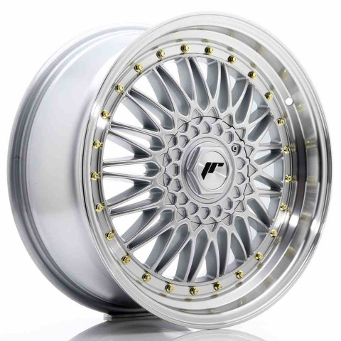 JR Wheels JR9 18x8 ET35 5x112/120 Silver w/Machined Lip