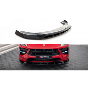Przedni Splitter / dokładka (V.2) - Porsche Macan Mk1 Facelift 2018-