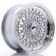 JR Wheels JR9 15x7 ET20 4x100/108 Silver w/Machined Lip