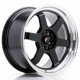 JR Wheels JR12 18x9 ET25 5x114/120 Gloss Black w/Machined Lip