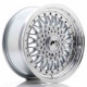 JR Wheels JR9 16x7,5 ET25 4x100/108 Silver w/Machined Lip+Silver Rivets