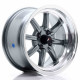 JR Wheels JR19 15x8 ET0 4x100 Gun Metal w/Machined Lip