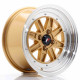 JR Wheels JR31 15x7.5 ET20 4x100 Gold w/Machined Lip