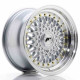 JR Wheels JR9 15x8 ET20 BLANK Silver w/Machined Lip