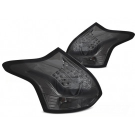 Lampy tył FORD FOCUS 3 2011- HATCHBACK SMOKE LED BAR LDFO84