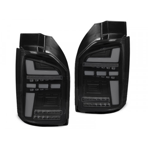 Lampy tył VW T6 15-24 SMOKED LED diodowe dynamiczne LDVWR5 KLAPA