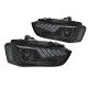 Lampy przód Audi A4 B8 H7 12-15 Black DayLight LED DRL jazdy dziennej LPAUG0